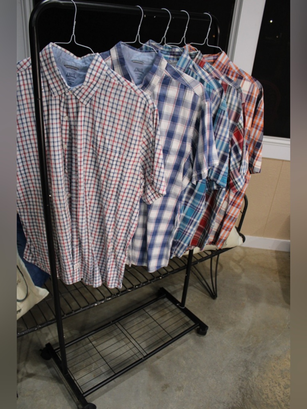 Men’s Button Down Shirt Bundle XL Plaid Casual Shirts